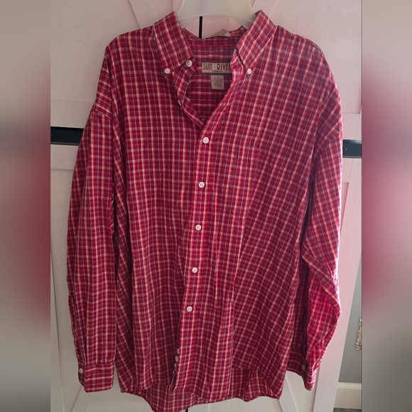 Sun River Other - Surf River Men's Classic Red Checkered Shirt